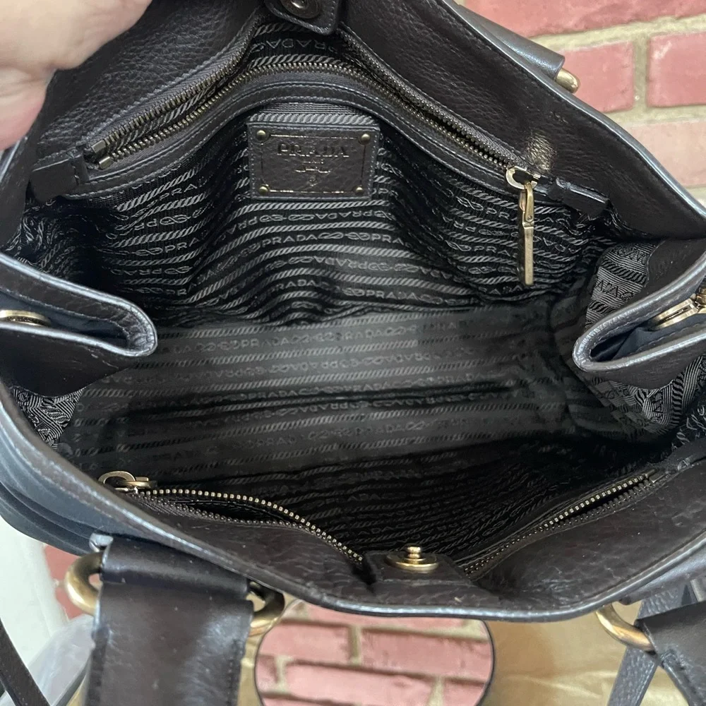 🔥Prada 🔥Black 🔥Nylon 🔥and Leather crossbody 🔥